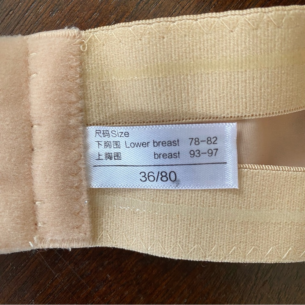 O2 Strapless Nude Bra Size 36 - Picture 6 of 7